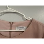 Mac Duggal  11854 Pink Crepe 3/4 Sleeve A-line Gown With Flower Trim Sz 16 Photo 3