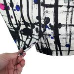 Milly Paint Splatter Scribble Abstract Shift Dress Sleeveless Career Workwear 2 Photo 9