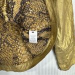 St. John  Sport SoCa Gold Lamb Leather Jacket Women’s Size Medium Photo 2