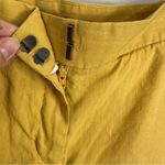 Theory Lynie Linen Blend Cornsilk Yellow Classic Dress Preppy Shorts Size XS Photo 5