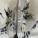 Victoria's Secret Victoria’s Secret Sport Incredible Knockout Zip Bra 34DDD White Floral Print Photo 13