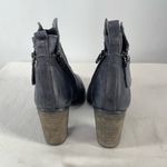 Charles David  Leather‎ Zipper Ankle Booties in Grey Size 5.5 Photo 2
