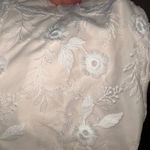 Prómesa PROMESA Lace Floral Tulle Overlay Dress Midi Formal Special Occasion Size L Photo 10