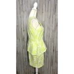 Romeo + Juliet Couture Women's Floral Peplum Dress Yellow Size Medium Photo 2