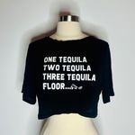 G Mini Black Graphic Tee- One Tequila Two Tequila Photo 0
