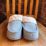 Dearfoams  womens memory foam slip on cozy house shoes slippers gray L(9-10) Photo 4