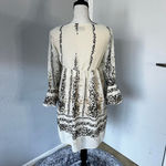 Vintage Y2k Boho Cream Japanese Lined Babydoll Dress Photo 3