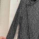 G.H. Bass &Co. G H Bass Women's Black and Gray Asymmetrical Zip Knit Jacket Sz M - L Photo 3