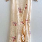 Rails Linen Floral Ruffle Madison Flounce Wrap Dress in Eden Photo 2