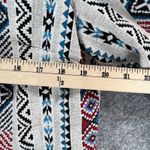 Sweet Sinammon Jacket L Multicolor Woven Aztec Open Bell Sleeves Boho Western White Size L Photo 4