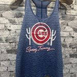 EUC New Era Genuine MLB 2023 Chicago Cubs Spring Training Tank Top Size Small Blue Photo 1
