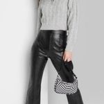 Wild Fable Faux Black Leather Pants Photo 0