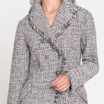 Nic+Zoe NWT‎ NIC+KOE Up to Date Tweed Mult-Color Sweater Jacket Women's Medium Photo 0