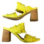 Free People  Rosie ruffle block heel sandals sz 37 Photo 0