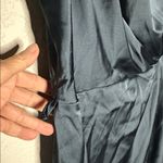 Baltic Born NEW  Celia One Shoulder Midi Dress Midnight Size XL Bridal Satin Photo 7