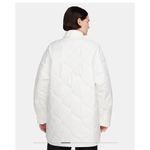 Nike Women's Sportswear Quilted Trench Size M Medium Coat White Black $165 Photo 8