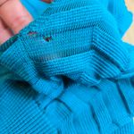 Missoni  Zig Zag Turquoise Blue Knit Flawed Dress size Medium Photo 10