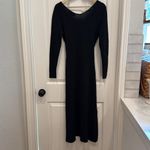 Charli vicki tie front side slit midi dress Black Photo 8