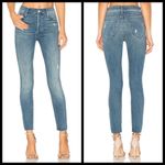 💕MOTHER💕 Stunner Ankle Fray Jeans Graffiti Girl Size 32 Photo 9