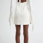 NWOT ISRAELLA KOBLA Zola Back Cutout Long Sleeve White Minidress Sz 6 Photo 3