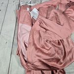 Dessy Collection One Shoulder Ruched Empire Waist Bridesmaid Formal Gown 16 3111 Pink Photo 8