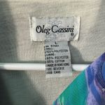 Oleg Cassini  Women’s Vintage Long Sleeve Multicolored Button Down Jacket SZ La… Photo 2