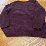 Ellie Love  Maroon Oversized Comfy Sweater Photo 3