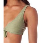 RHYTHM Tahiti Tie Tank Bikini Swimsuit Top in Aloe Green Size 10 / M NWT Size M Photo 6