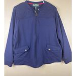 Ralph Lauren Lauren  Active Blue Jacket Women's Size 2X Plus Zip Up with Pockets Photo 1