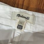 Madewell Belted Slouchy Straight Cargo Pants in Garment Dye Ivory size 26 NWT Photo 6