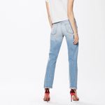 Mother The Tomcat Ankle Quite Contrary Jeans Blue Size 27 Photo 2