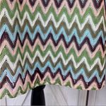 Modcloth  Daytime Dazzler Chevron Stripe A Line Skirt Pastel Multicolor Medium Photo 7