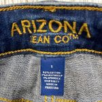 Arizona Jeans Arizona Jean Co. NWT Midi Raw Hem 4.5” Inseam Jean Shorts Size 1 Photo 3