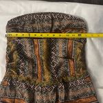 Lumiere Drop Waist Strapless Jumpsuit NEW S Boho Dopamine Coconut Girl Prints Orange Photo 6