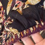 Free People NWT  On The Edge Romper Black Floral Size Medium Retail $108.00 Photo 4