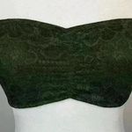 PINK - Victoria's Secret Victoria’s Secret PINK Green Strapless Bandeau Size M Photo 0