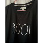 Rae Dunn  Boo! Black Crewneck Woman’s Size Medium NEW Photo 1
