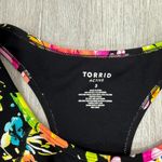 Torrid Black Lola Floral Sports Bra & Capri Leggings Set - Size 22/24 (3) Photo 5