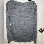 Athleta  Heathered Gray Long Sleeve Sweatshirt Top Photo 4