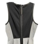 Rebecca Taylor Revolve Fit & Flare Leather Trim Mini Dress Size 2 $350 Stretch Photo 5