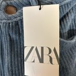 ZARA  Blue Corduroy Slim Flare Pants Size 2/34 NEW Boho Hipster Photo 13