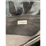 Sag Harbor Brown Shoulder Bag With Patent Leather Trim & Dual Handles Photo 4