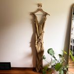 House Of CB  Pixie Olive Ruffle Maxi Dress Size XS Photo 7