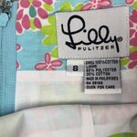 Lilly Pulitzer Vintage Pink and Blue Elephant Print Mini Skirt sz 8 Photo 3