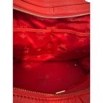 MCM Authentic Red Leather Pebble Handbag Purse Pocketbook Medium Sized READ Photo 12
