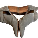 Aquatalia Freddi Suede Cutout Bootie, Ash Grey, Sz 10 Photo 5