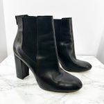 Sam Edelman Case Heeled Leather Chelsea Block Heel Ankle Boots Women's Size 9.5 Photo 3