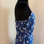 J.Crew Blue and White Floral Maxi Dress Photo 11