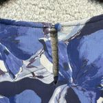 Tularosa Anthropologie Blouse Women XS Blue Midnight Floral Jaylen Crop Boho Top Photo 4