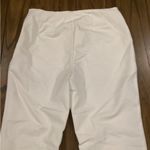 Ellen Tracy  White pleated chino dress work dresss Pants ankle crop size 10 Photo 2